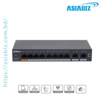 Dahua CS4010-8ET-60 8-Port PoE with 10-Port Cloud Managed PoE Switch 